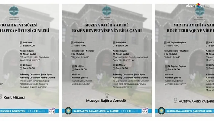 Kent Müzesinde 'kültürel hafıza söyleşileri' gerçekleştirilecek