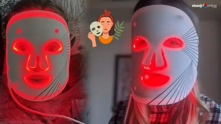 Kırmızı 'LED Yüz Maskesi' ile cilt bakımında yeni trend