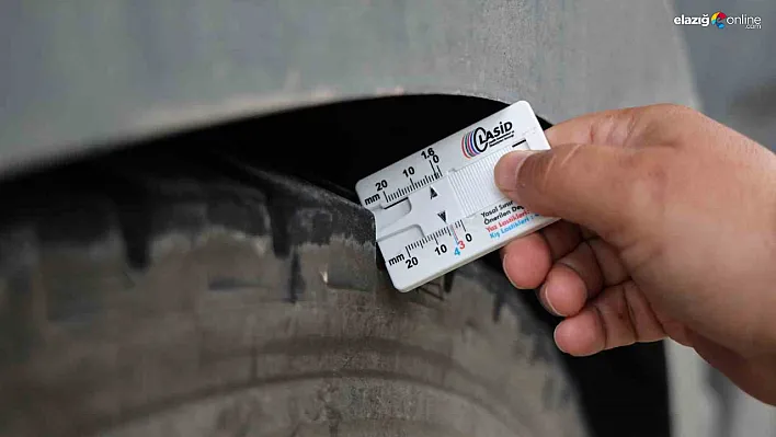 Elazığ'da Kış Lastiği Denetimi Başladı: Kurala Uymayana 5.856 TL Ceza!