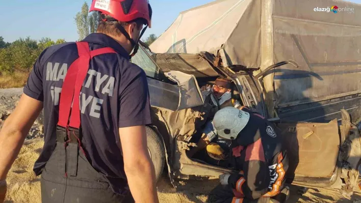 Kontrolden çıkan araç devrildi: 1 yaralı