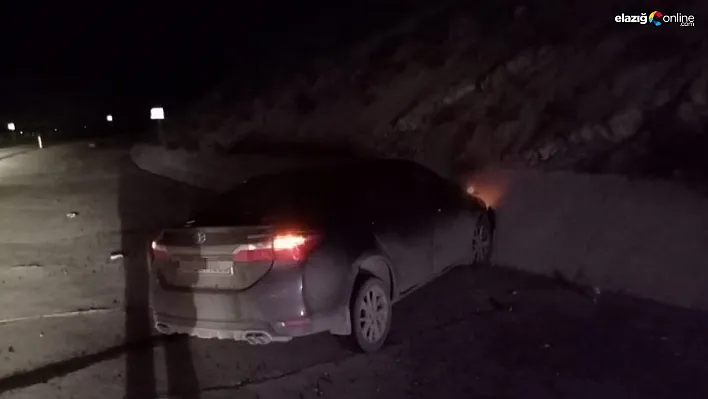Kontrolden çıkan otomobil bariyerlere çarptı: 1 yaralı