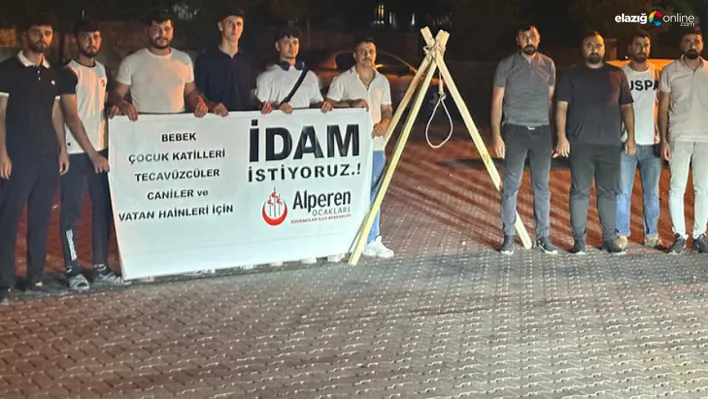 Kovancılar Alperen Ocakları'ndan idam çağrısı: 'Narin Güran için adalet istiyoruz!'