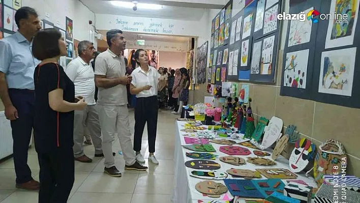 Öğrencilerin yıl sonu sergisi büyük beğeni topladı