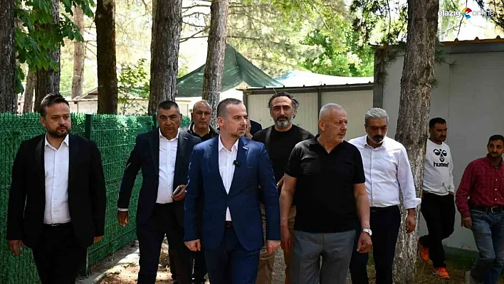 MAGİNDER heyeti Doğanşehir'de esnaf ve vatandaşlarla buluştu