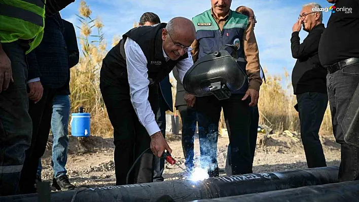 Malatya Büyükşehir Belediyesi'nden üreticilere sulama borusu desteği