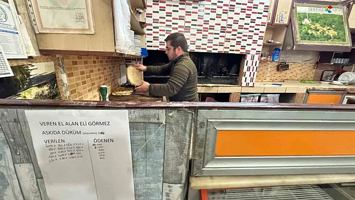 Malatya'da Dayanışmayı Güçlendiren 'Askıda Kebap' Kampanyası!