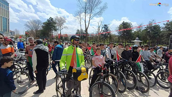 Malatya'da 'Gazze için sür ve diren' etkinliği!