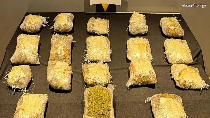 Malatya'da 11 kilo 15 gram skunk ele geçirildi