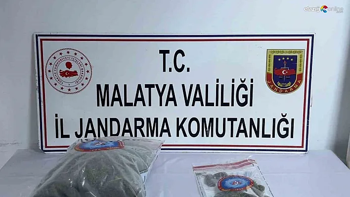 Malatya'da 3 kilo 348 gram kubar esrar ele geçirildi