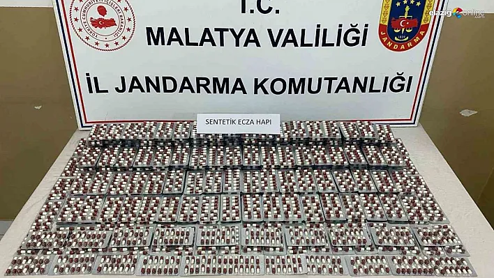 Malatya'da 5 bin 469 sentetik hap ele geçirildi