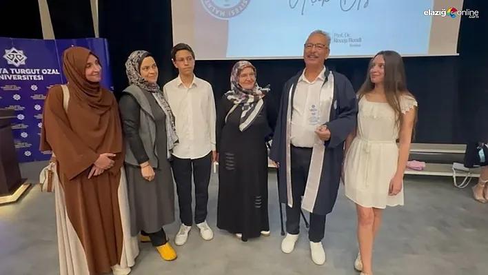 Malatya'da 61 yaşında adam, madencilik bölümünü birincilikle bitirdi