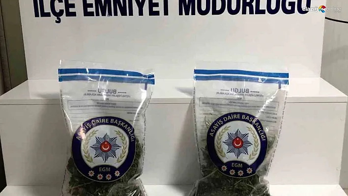Malatya'da 752 gram esrar ele geçirildi: 1 kişi tutuklandı