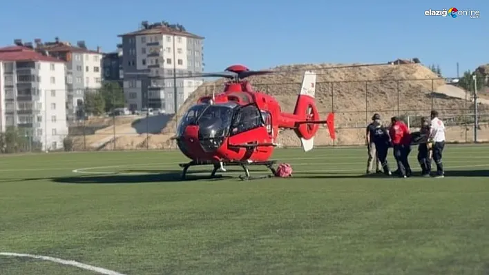 Malatya'da 77 yaşındaki hastaya hava ambulansıyla zamanında müdahale