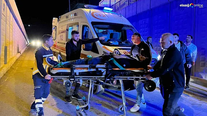 Malatya'da alt geçitte motosiklet kazası: 2 yaralı