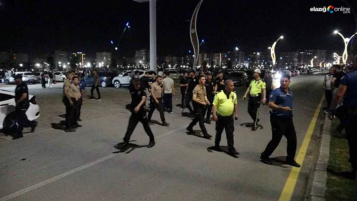 Malatya'da asker konvoyu ortalığı karıştırdı