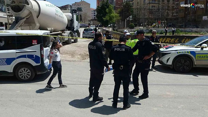Malatya'da beton mikseri dehşeti