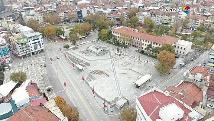 Malatya'da caddeler drone ile denetleniyor