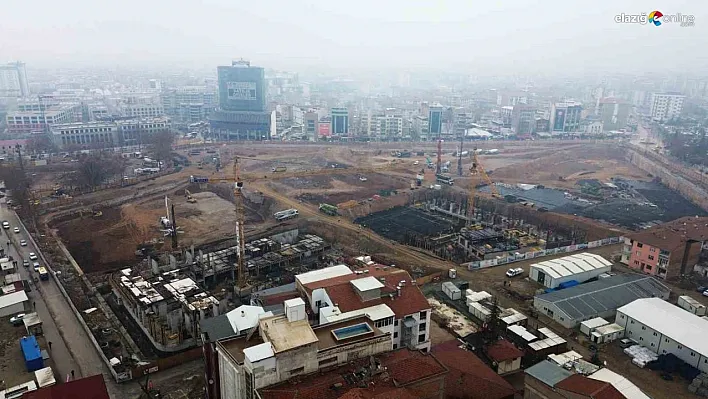 Malatya'da deprem konutları için çalışmalar hız kazandı