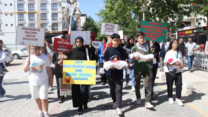 Malatya'da Filistin'e destek yürüyüşü
