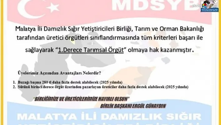 Malatya'da hayvan yetiştiricilerinin avantajı arttı