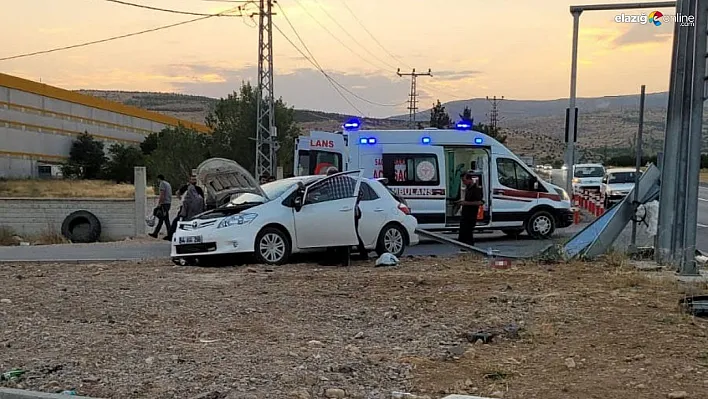 Malatya'da iki otomobil çarpıştı: 1 ölü, 2 yaralı