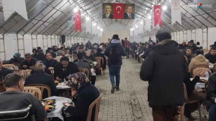 Malatya'da ilk iftar yapıldı