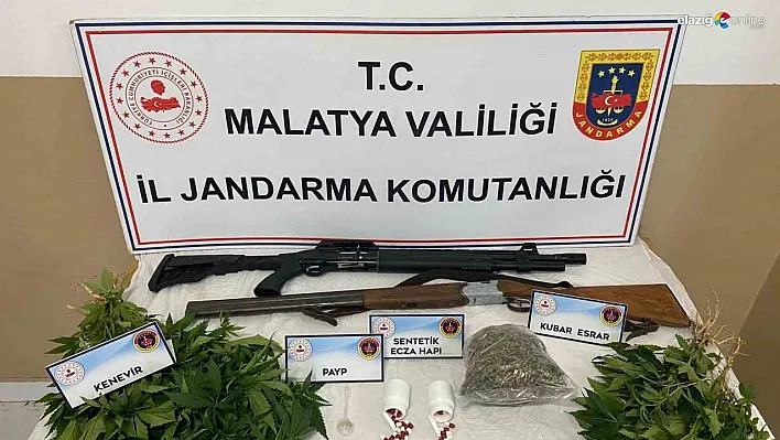 Malatya'da jandarmadan uyuşturucu operasyonu: 6 gözaltı