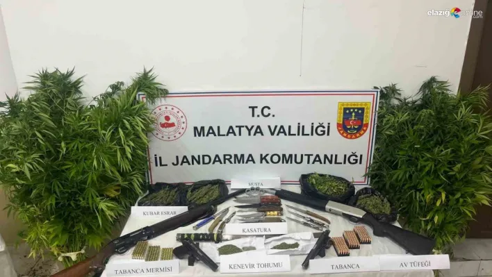 Malatya'da jandarmadan zehir tacirlerine büyük darbe