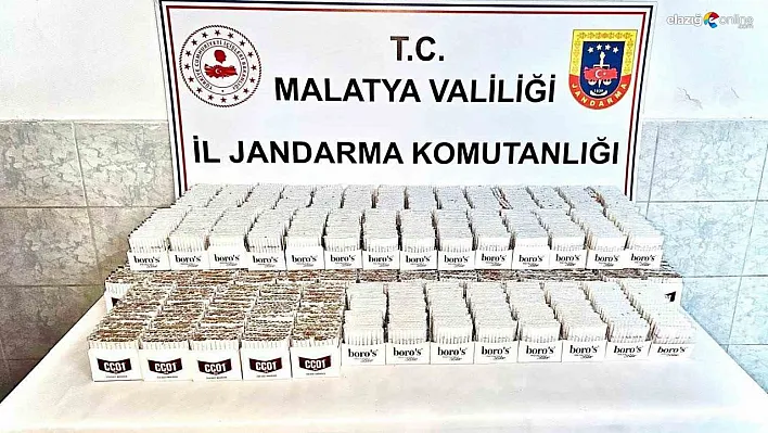 Malatya'da kaçak makaron operasyonu