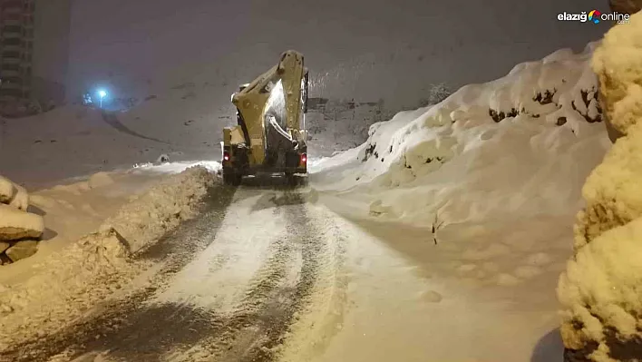 Malatya'da karla mücadele seferberliği