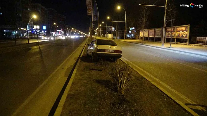 Malatya'da kontrolden çıkan Tofaş refüje çıktı: 1 yaralı