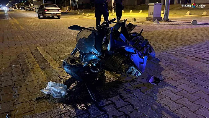 Malatya'da otomobil ile motosiklet çarpıştı: 1 yaralı