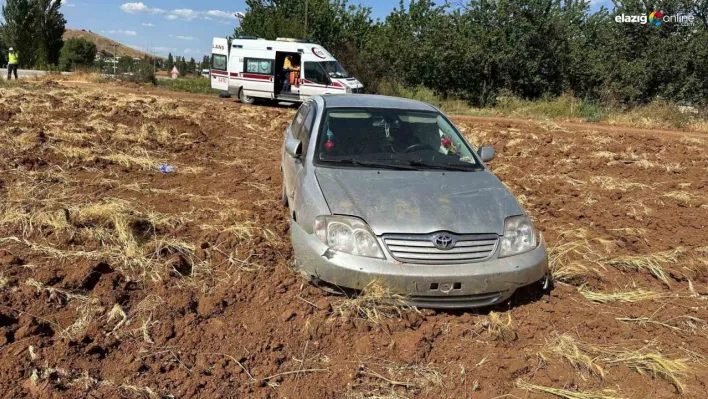 Malatya'da otomobil şarampole düştü: 3 yaralı