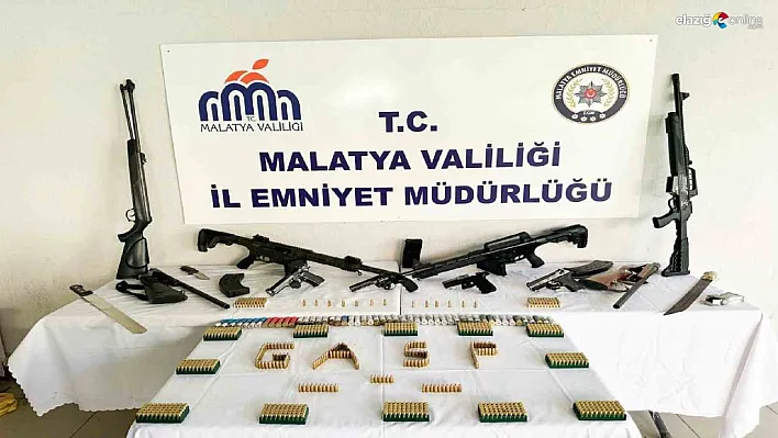 Malatya'da silah teşhiri yapan şüphelilere eş zamanlı operasyon: 29 gözaltı