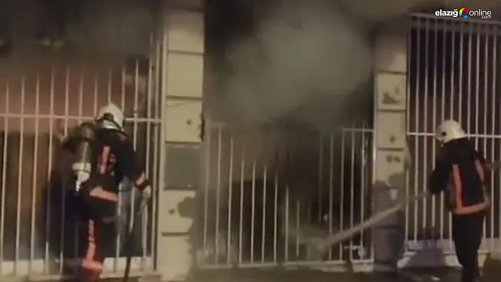 Malatya'da tekstil atölyesinde korkutan yangın
