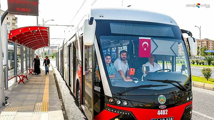 Malatya'da bayramın birinci günü toplu taşıma araçları ücretsiz