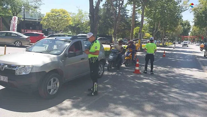 Malatya'da trafiğe sıkı denetim