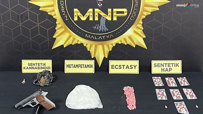 Malatya'da uyuşturucu operasyonu: 4 gözaltı