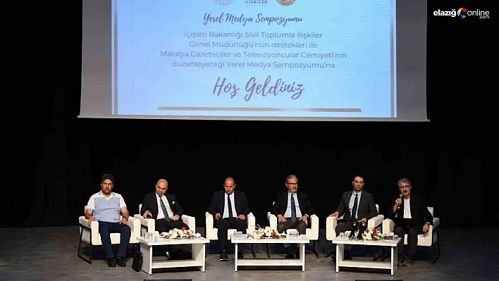 Malatya'da yerel medya sempozyumu düzenlendi