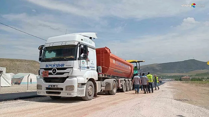 Malatya'da yol çalışmaları devam ediyor