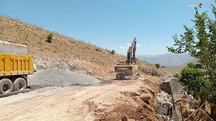 Malatya genelinde istinat duvarı çalışmaları devam ediyor