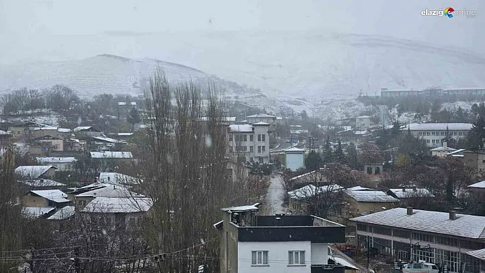 Malatya'nın Darende ilçesi beyaza büründü