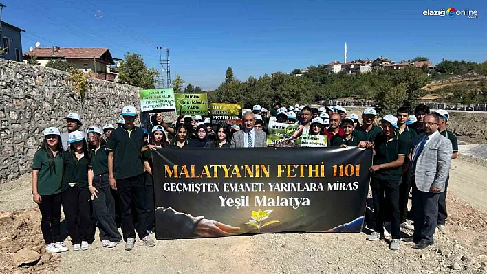 Malatya'nın Fethi'nin 924. yılında bin 101 fidan toprakla buluştu