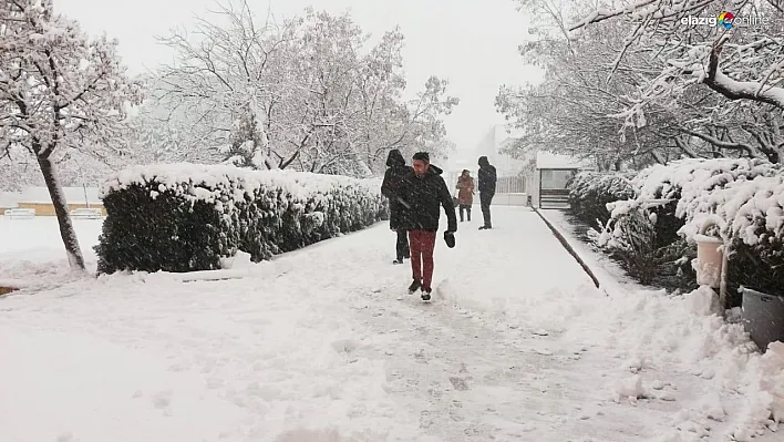 Malatya'nın yüksek kesimlerde kar kalınlığı yarım metreye ulaştı