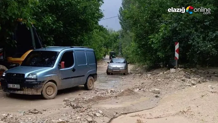 Malatya'yı sağanak vurdu