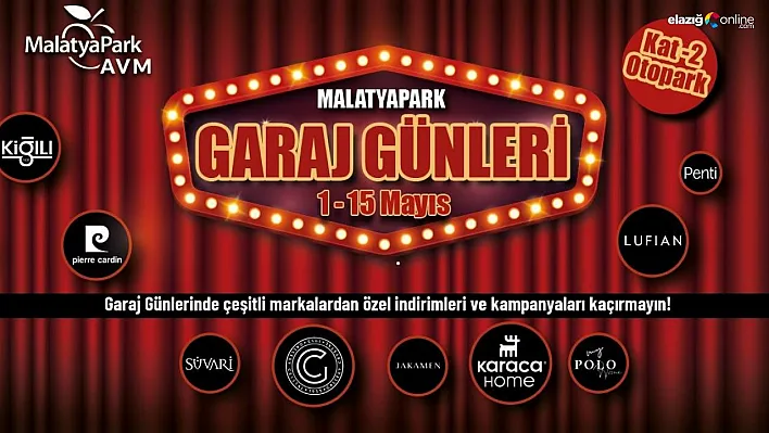 MalatyaPark AVM'de 'Garaj Günleri' başlıyor