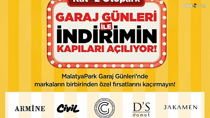 MalatyaPark AVM'de 'Garaj Günleri' başlıyor