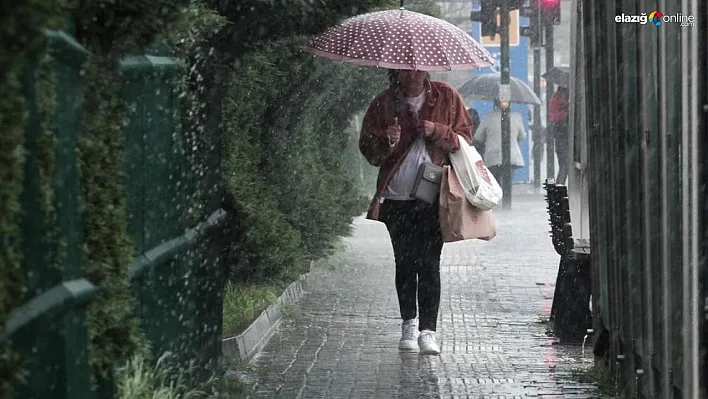 Meteoroloji'den 5 il için sağanak yağış uyarısı