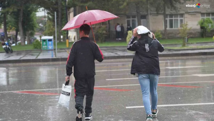 Meteoroloji'den Elazığ'a kritik uyarı: Kuvvetli yağış geliyor!