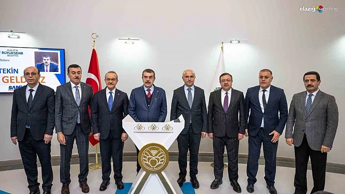 Millî Eğitim Bakanı Tekin'den Başkan Er'e ziyaret